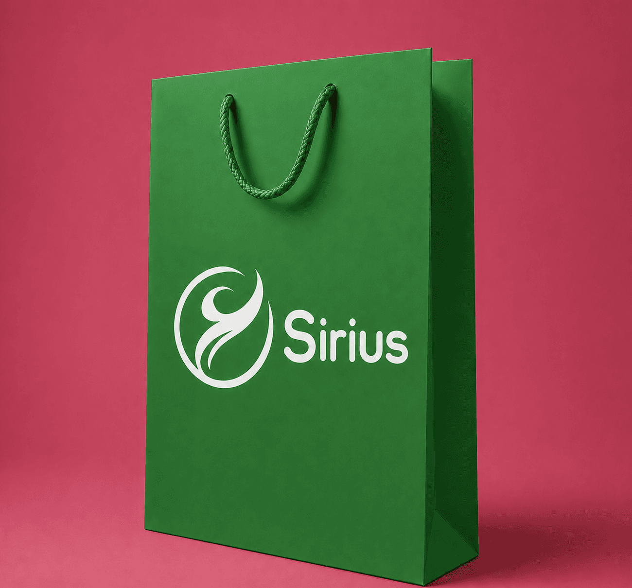 Sirius Ambalaj Yeşil Beyaz Logolu Fuar Çantası