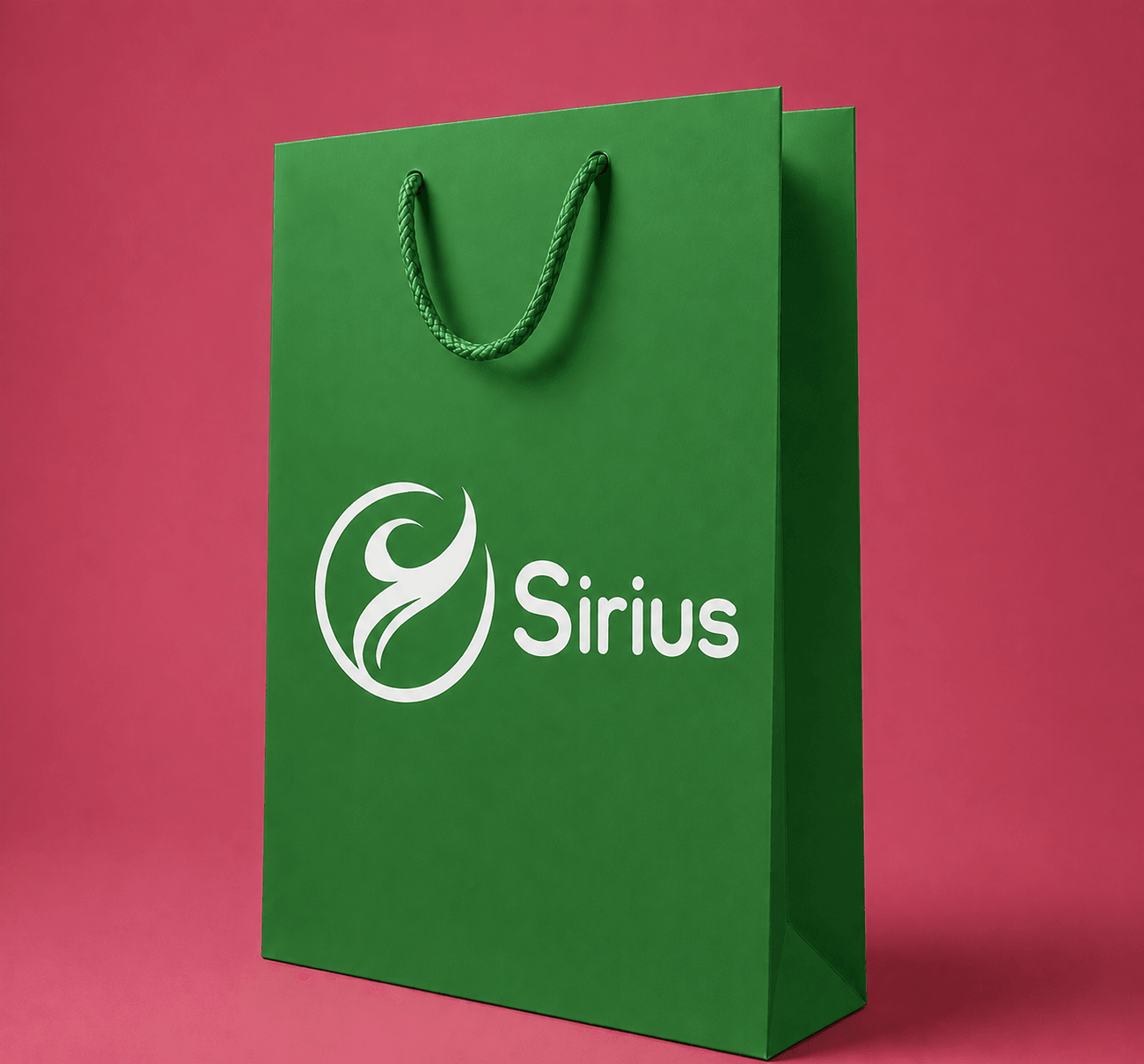 Sirius Ambalaj Yeşil Beyaz Logolu Fuar Çantası